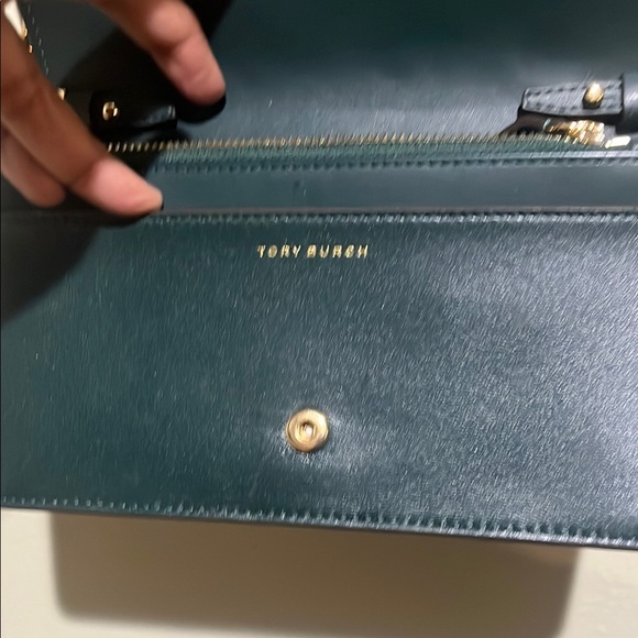 ☔️ Tory Burch Elegant Quilted Chain Shoulder Bag - Green - Picture 5 of 6